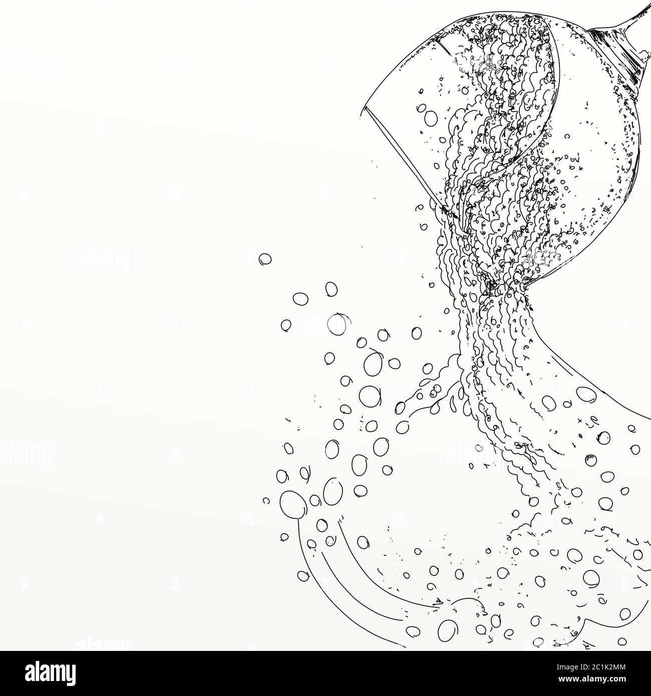 tasse avec vin qui saute Banque D'Images