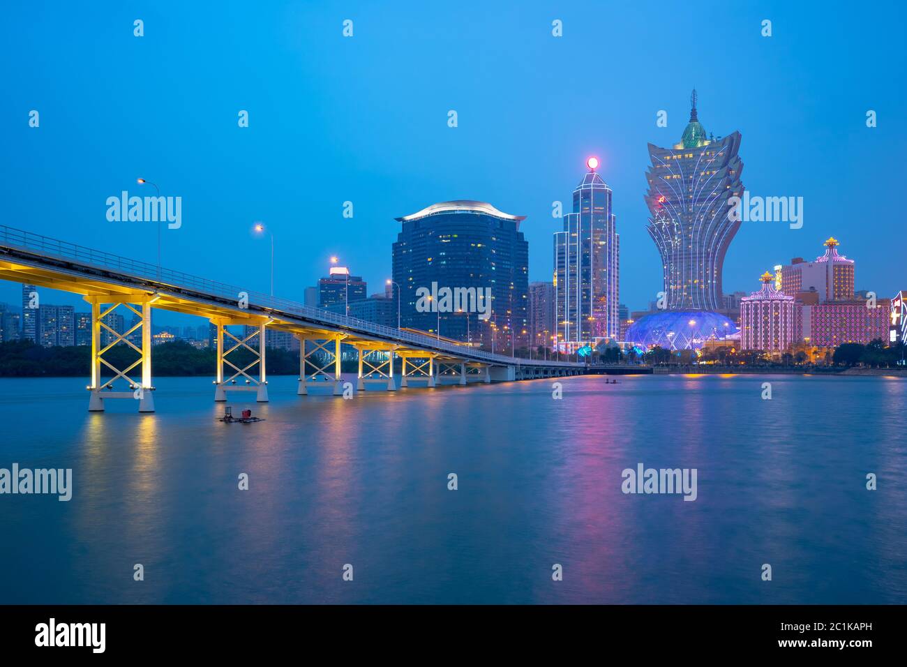 Bâtiments historiques à Macao, Chine Banque D'Images