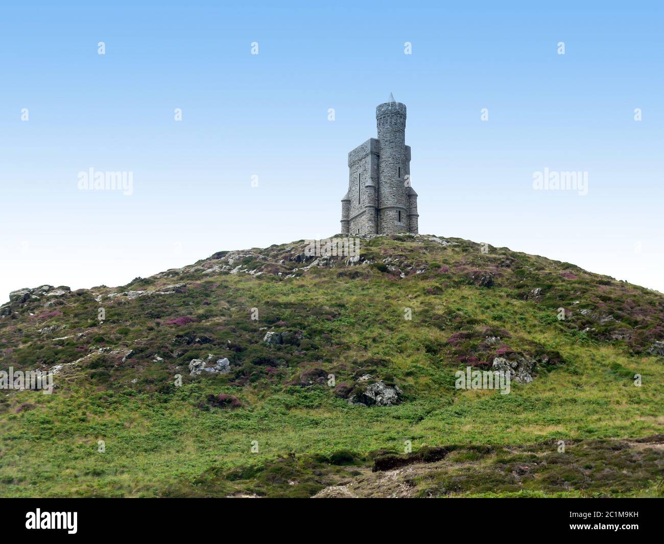 Milner's Tower à Port Erin sur l'île de Man Banque D'Images