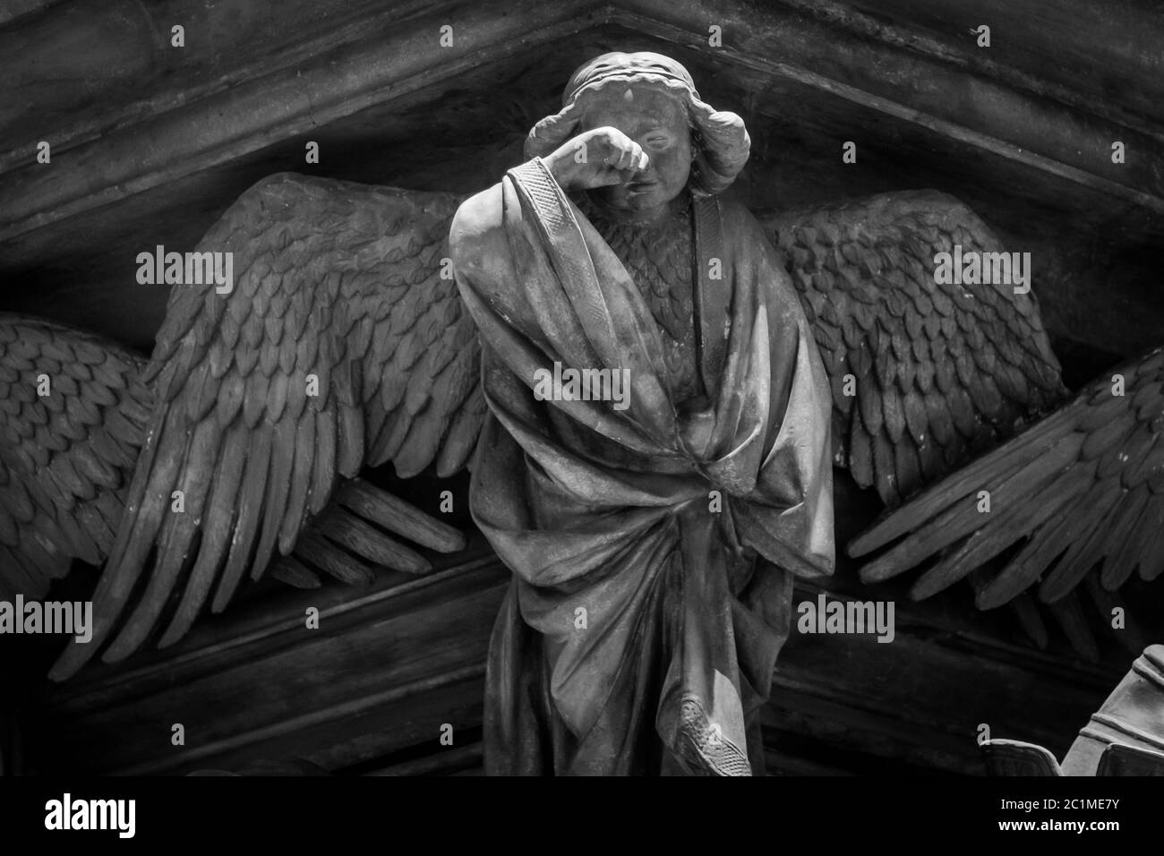 Ange De La Mort Qui Pleure Banque D Image Et Photos Alamy