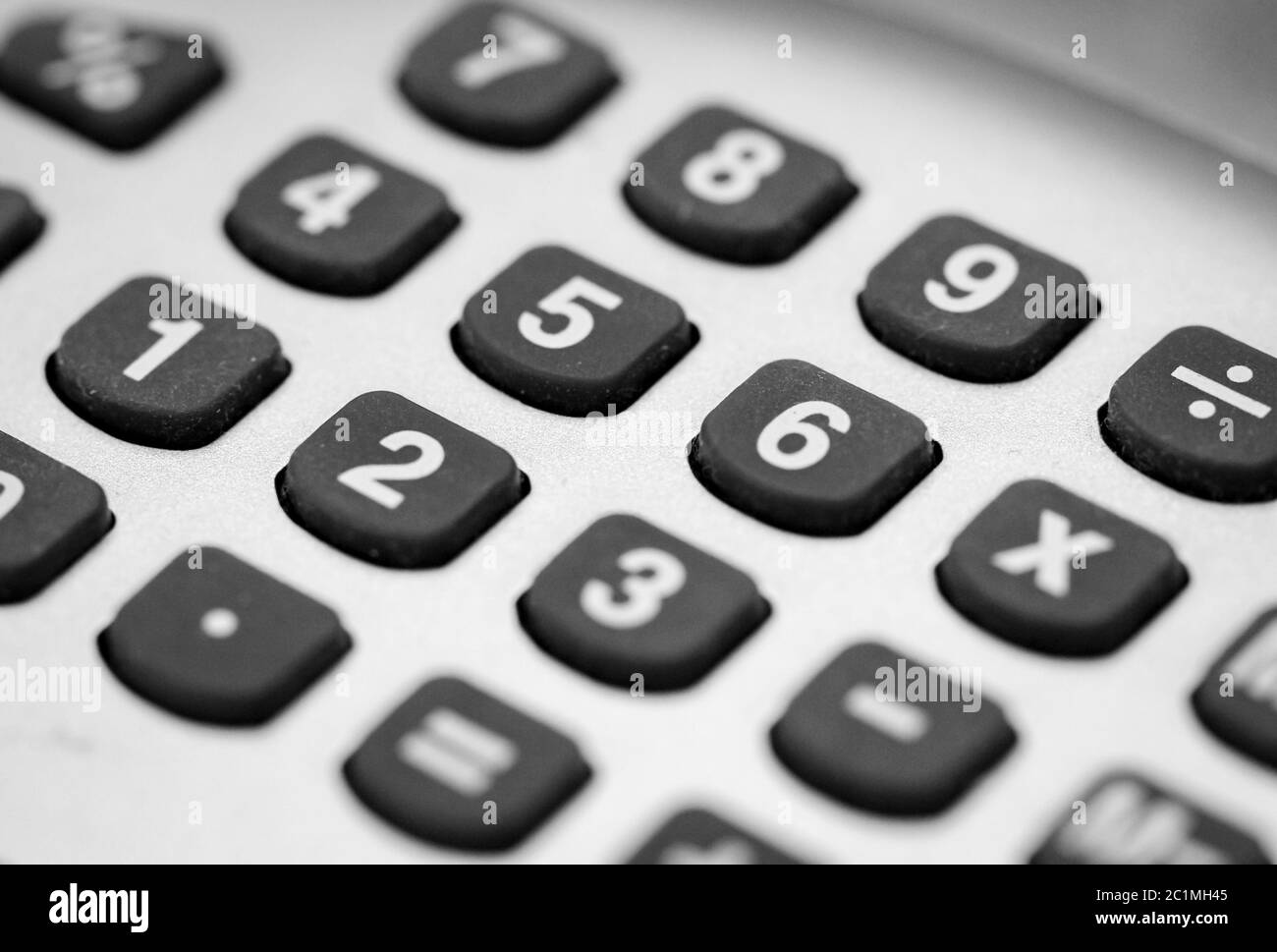 Calculatrice et clavier Banque D'Images