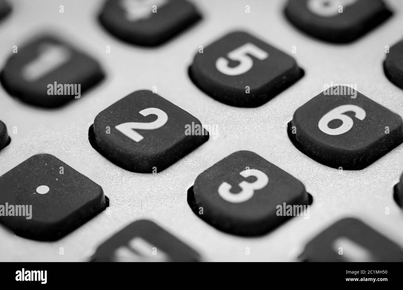 Calculatrice et clavier Banque D'Images