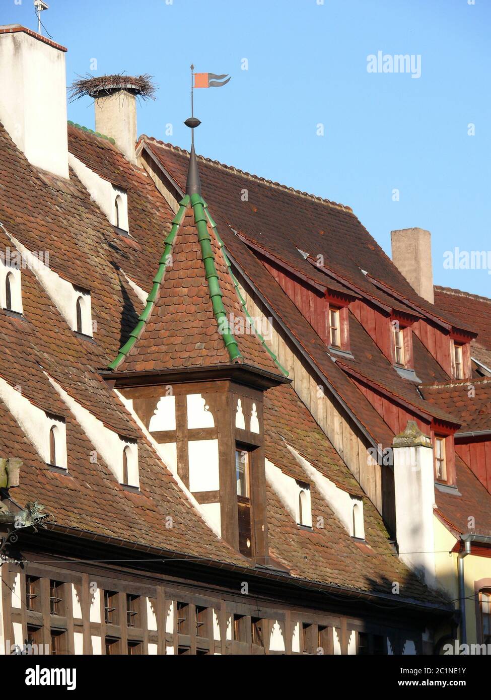 Obernai en Alsace Banque D'Images