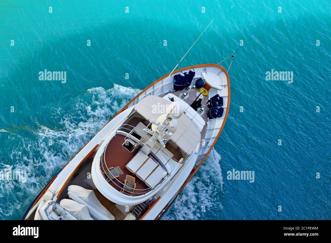 luxe, yaht, mer, bateau, vacances, détendez-vous, vacances, voyage Banque D'Images