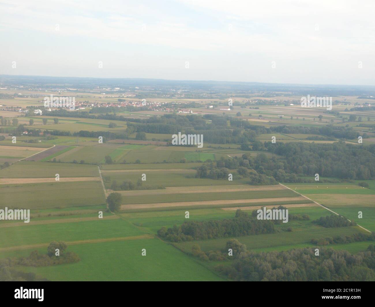 Vol au-dessus de l'Allemagne Banque D'Images