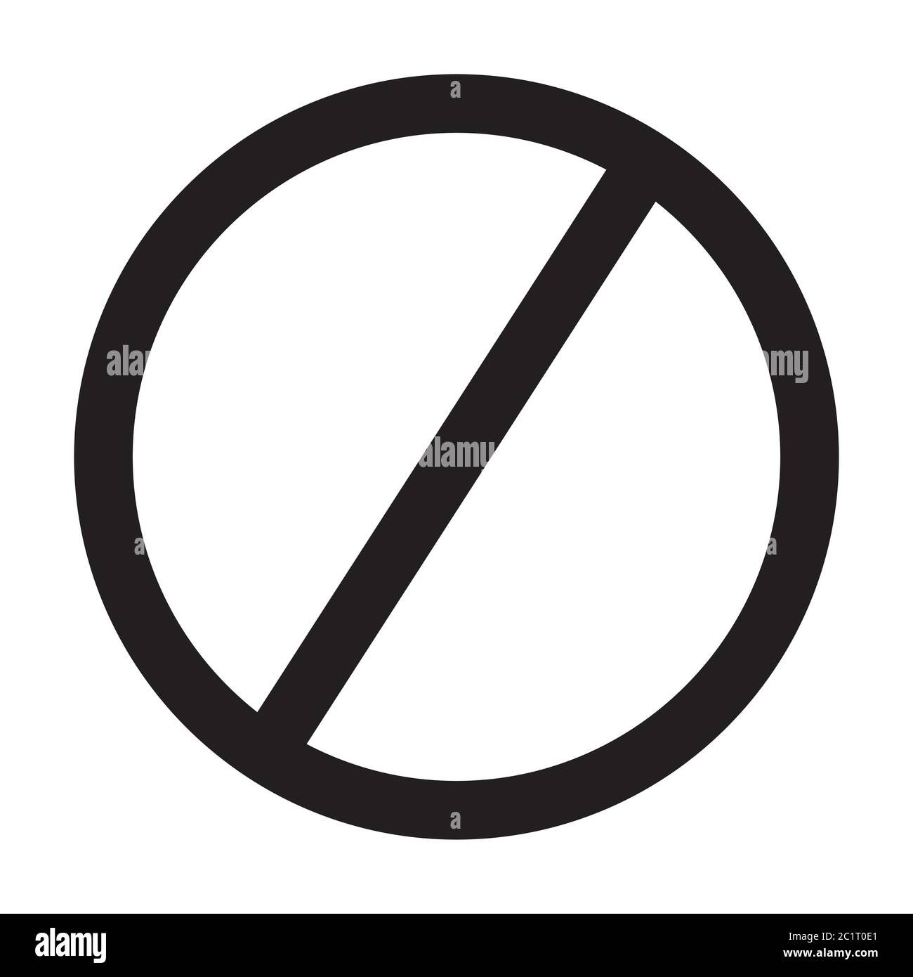 Noir ne pas interdire non autorisé pas d'icône de signalisation de stationnement. Illustration noire isolée sur un fond blanc. Vecteur EPS Illustration de Vecteur