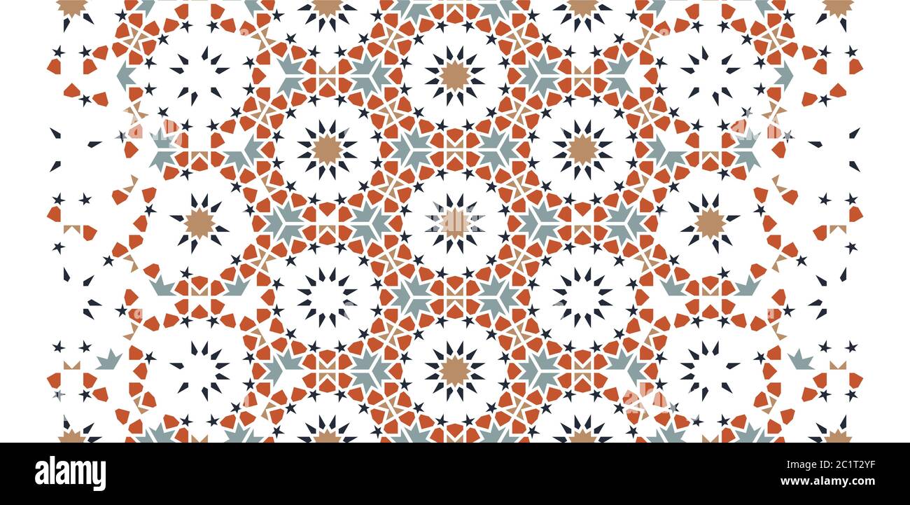 Motif vectoriel sans couture, étoile marocaine. Motif géométrique demi-ton avec couleur maroc désintégration arabesque Illustration de Vecteur