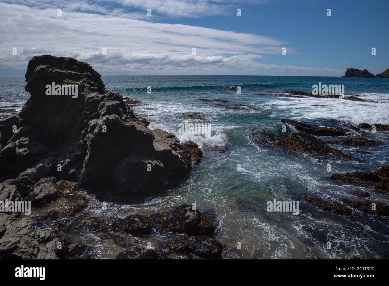 pacifik sur les rochers Banque D'Images