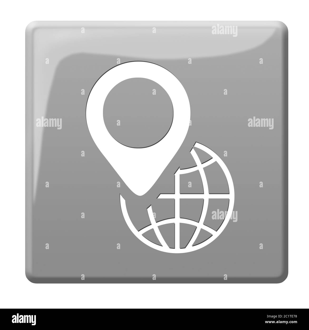 bouton de navigation - symbole Banque D'Images