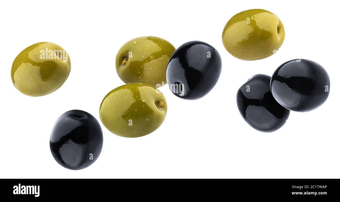 Olives vertes fond blanc Banque de photographies et d’images à haute — free download