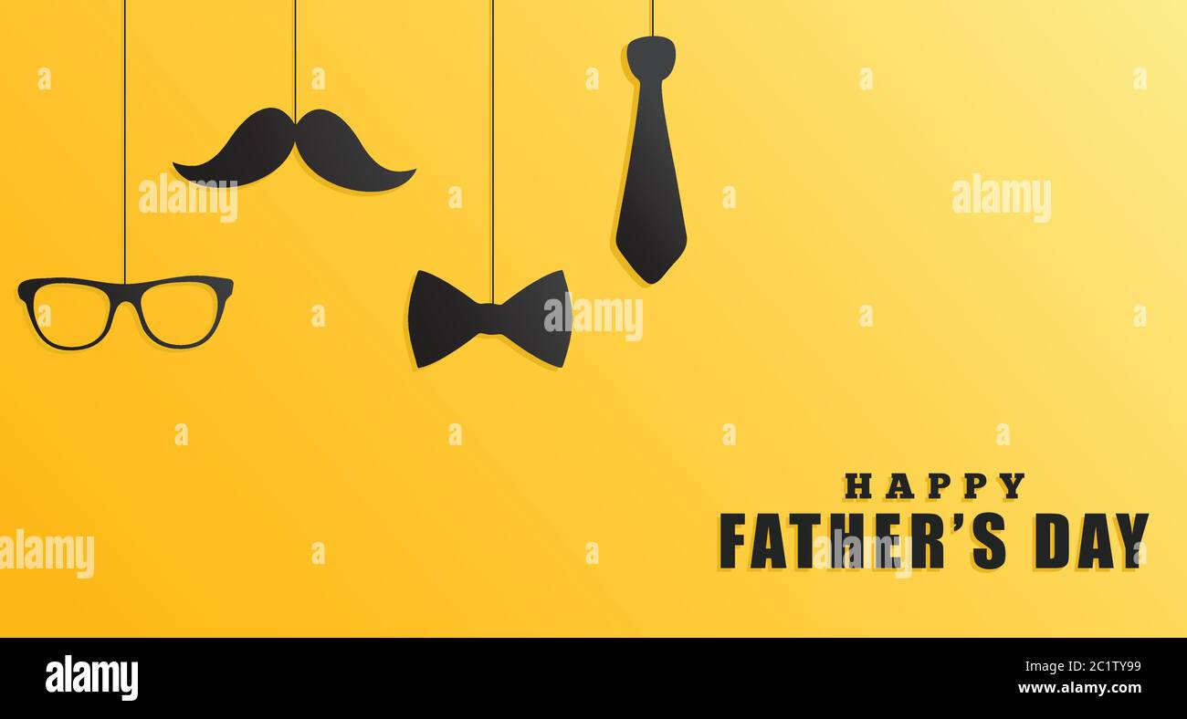 Illustration vectorielle de la fête du père heureux fond de la journée du père heureux illustration vectorielle.carte de fête du père heureux, design pour carte de vœux, poster. Illustration de Vecteur