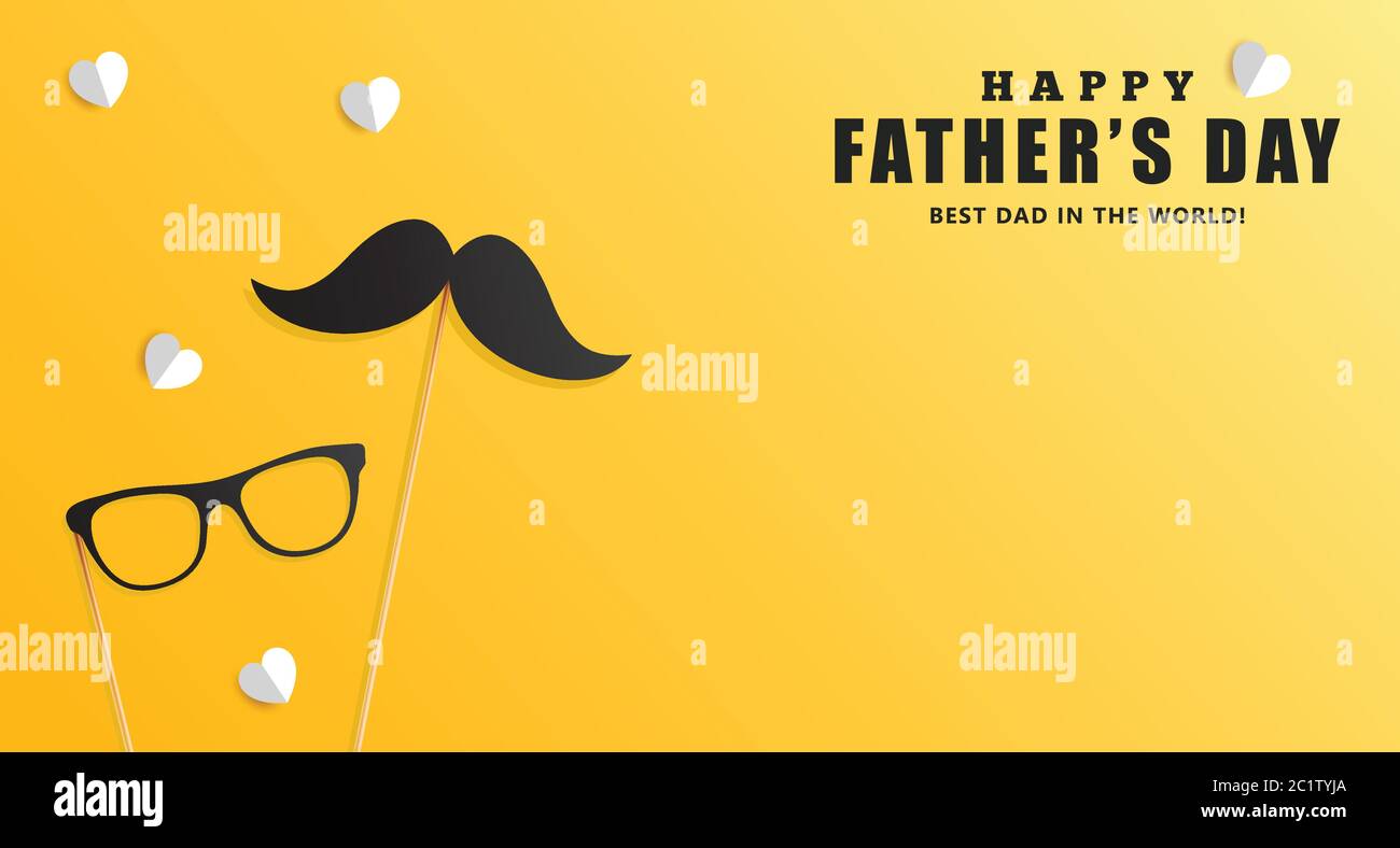 Illustration vectorielle de la fête du père heureux fond de la journée du père heureux illustration vectorielle.carte de fête du père heureux, design pour carte de vœux, poster. Illustration de Vecteur