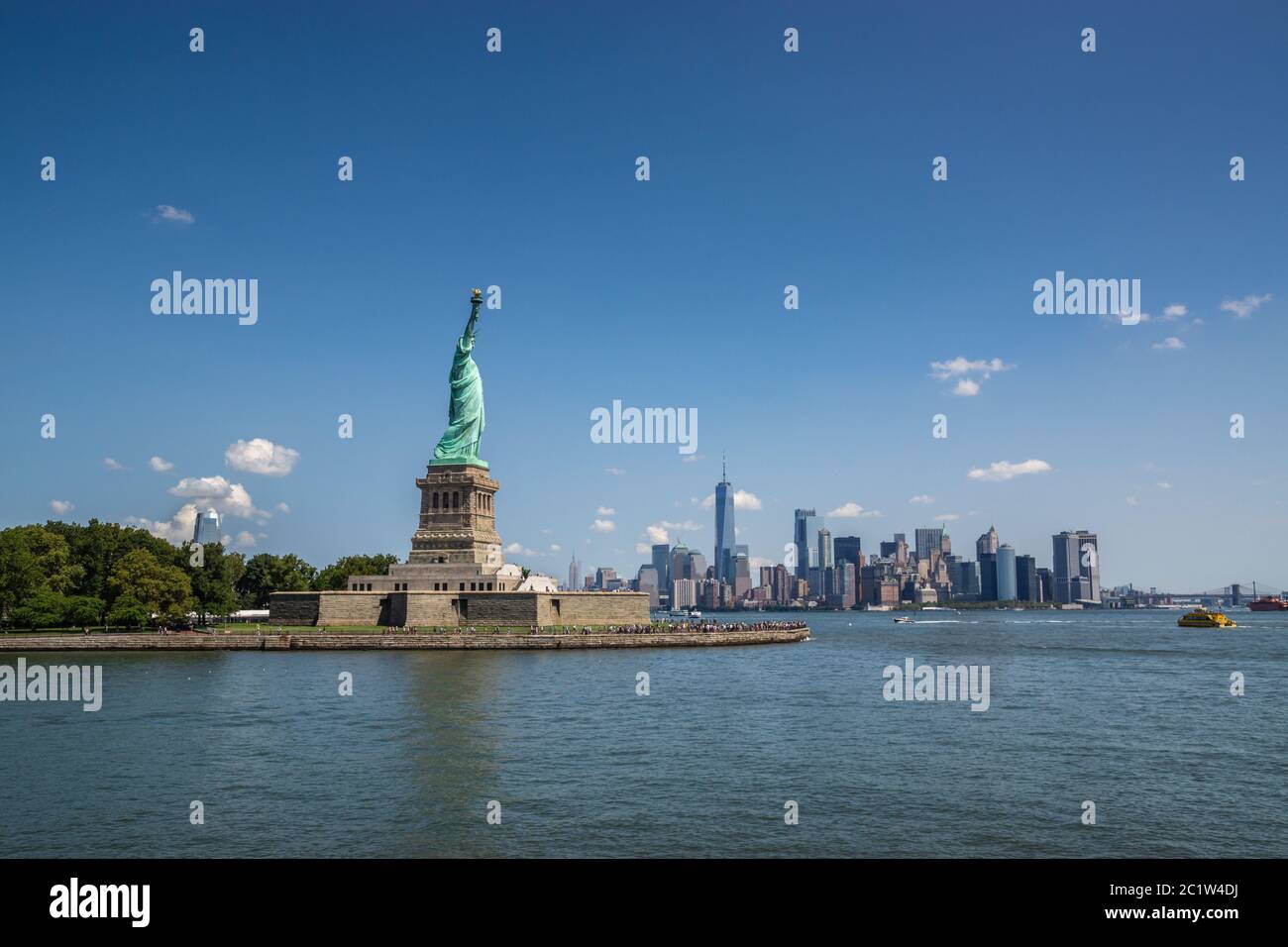 Statue de Liberty Manhattan New York États-Unis Banque D'Images