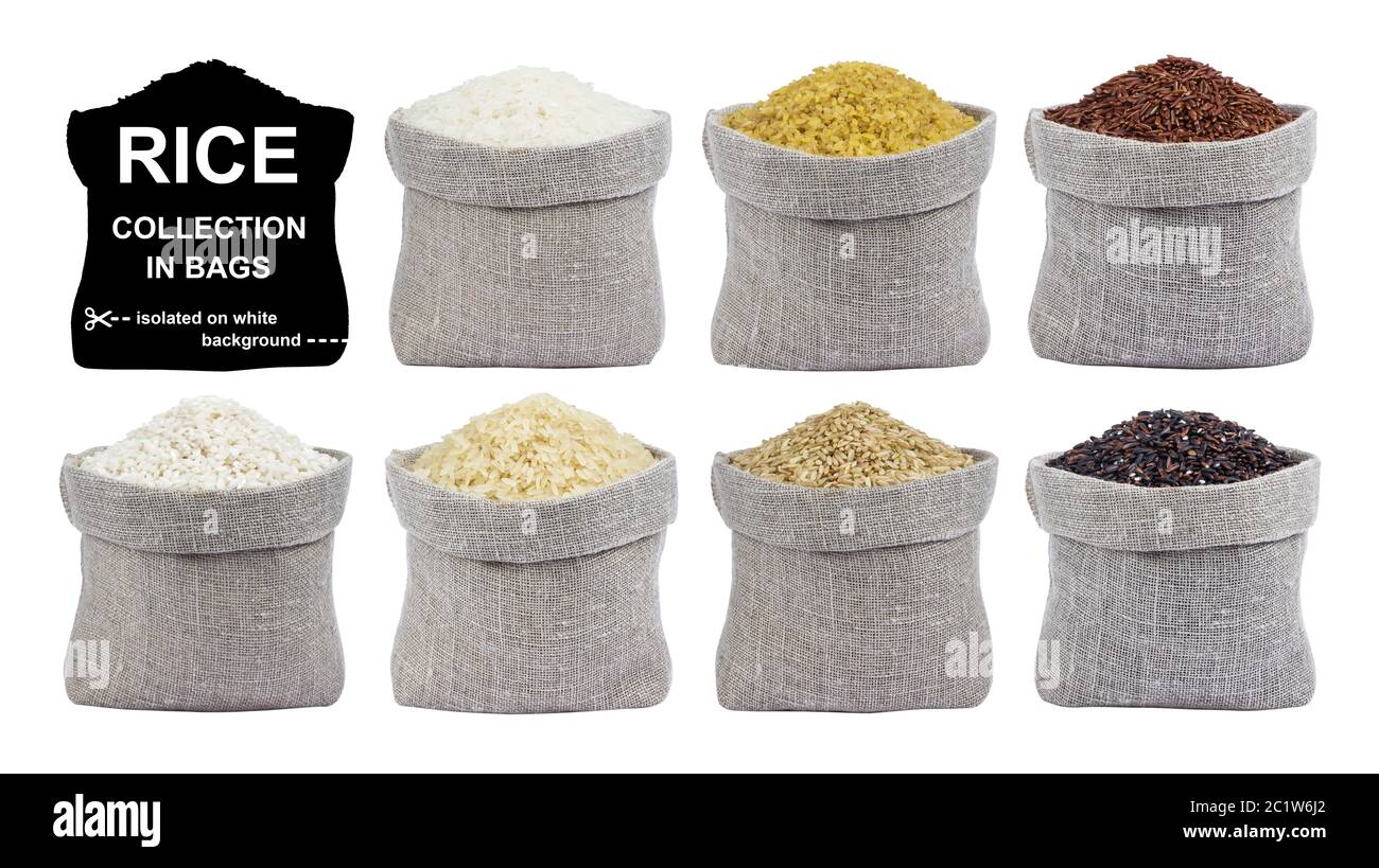 Paquet de riz blanc Banque de photographies et d’images à haute ...