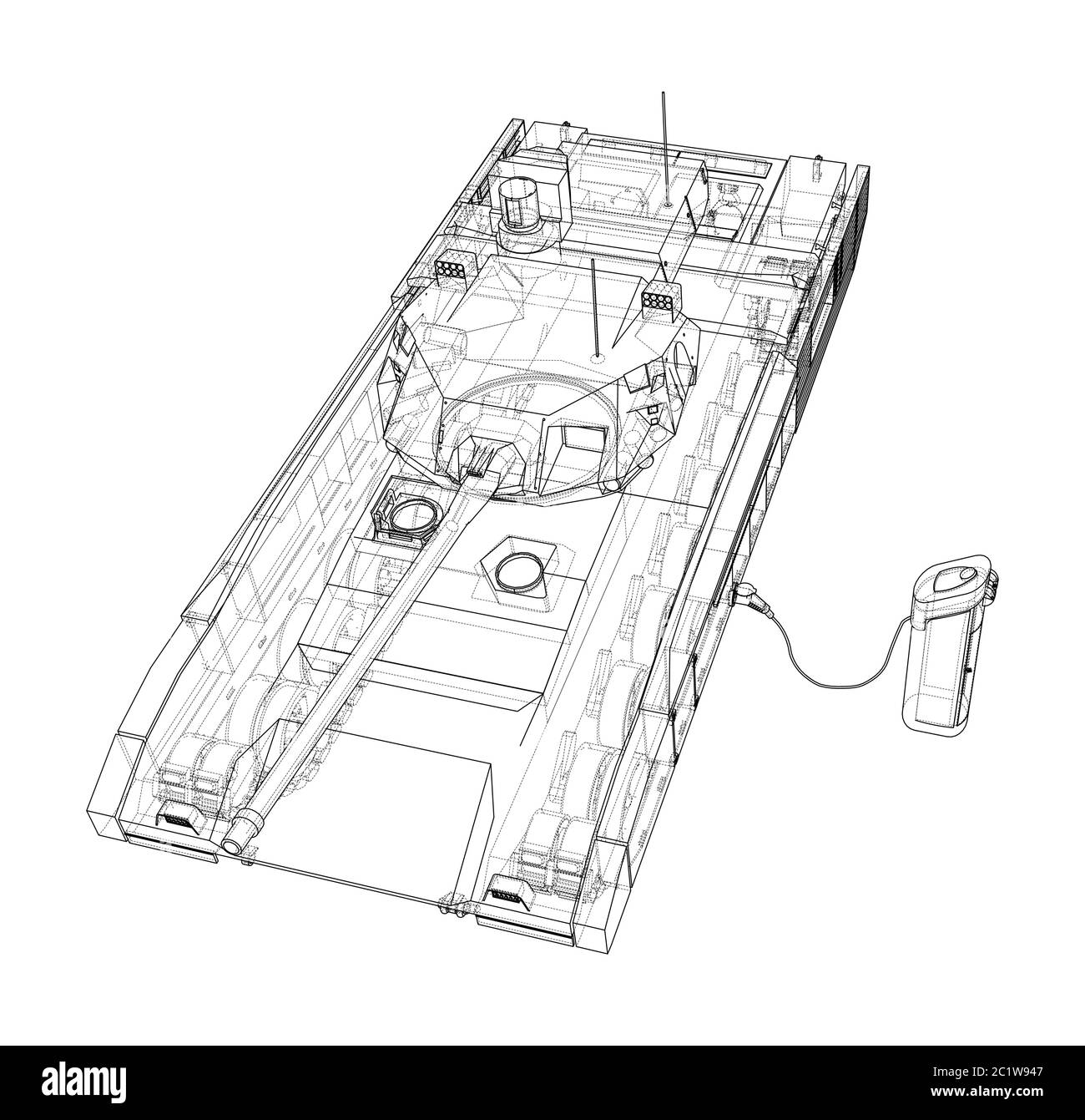 Esquisse de station de charge de réservoir électrique. Vecteur Illustration de Vecteur