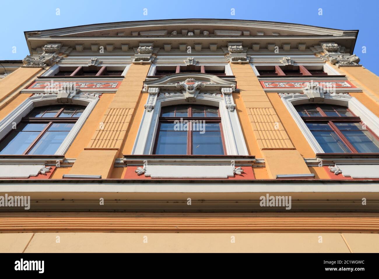 Théâtre national Lucian Blaga - un bâtiment monumental à Cluj Napoca, Roumanie. Banque D'Images