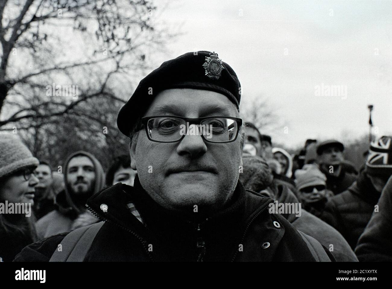 « The Battle for Speaker’s Corner », un événement impliquant Tommy Robinson et ses partisans et protestant contre les musulmans, Londres, dimanche 18 mars 2018 Banque D'Images