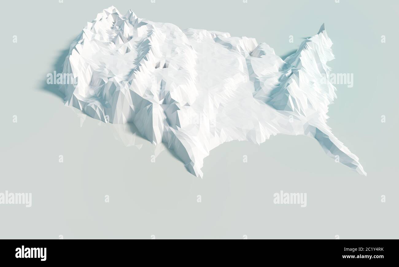 Carte de relief avec les hauteurs des ÉtatsUnis Photo Stock Alamy — free download