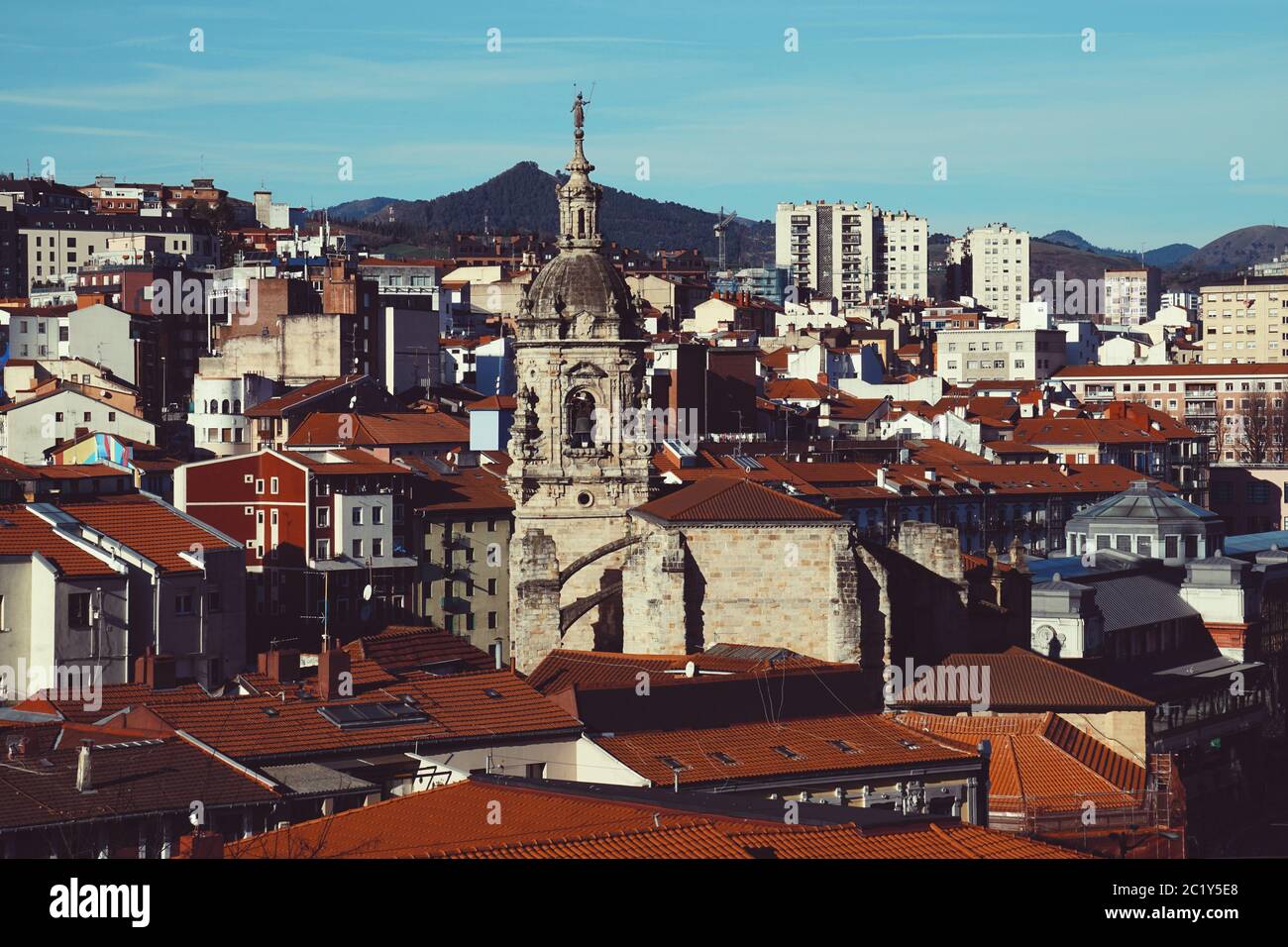 Architecture de bâtiment à Bilbao Espagne Banque D'Images