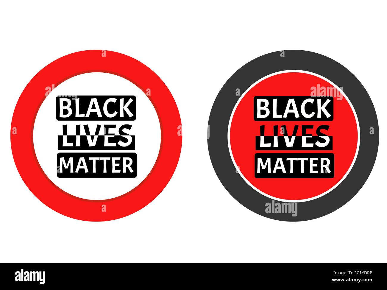 Les vies noires comptent, je ne peux pas respirer. Bannière de protestation sur les droits humains des Noirs aux États-Unis. Les vies noires comptent. Amérique. Banque D'Images