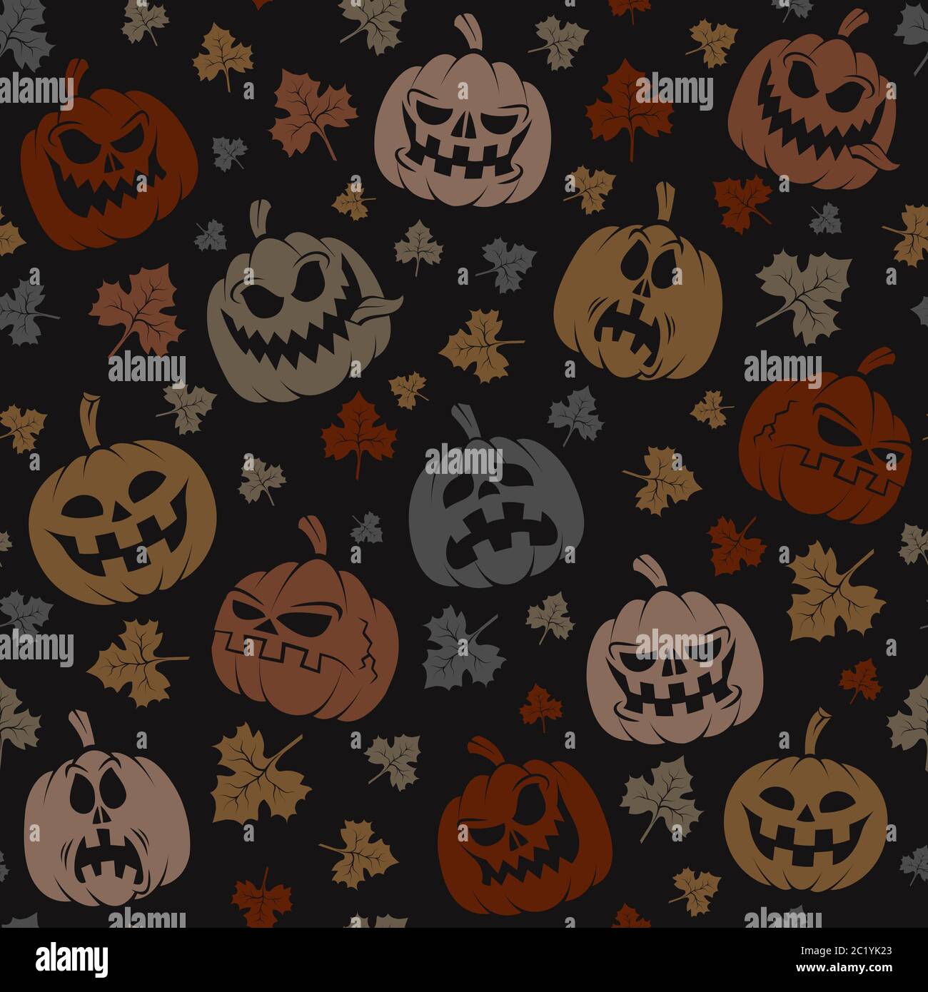 Motif transparente Halloween Illustration de Vecteur