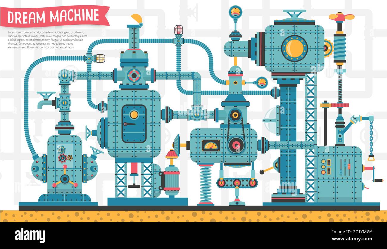 machine à steampunk Illustration de Vecteur machine à steampunk Illustration de Vecteur