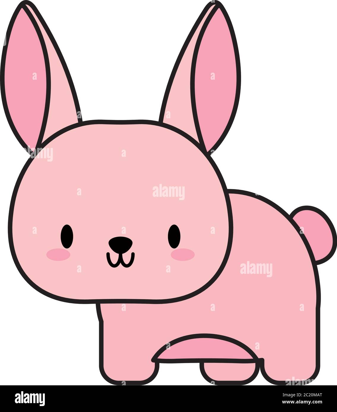 Joli Petit Lapin Kawaii Style Ligne Et Bourre Icon Vector Illustration Design Image Vectorielle Stock Alamy Joli Petit Lapin Kawaii Style Ligne Et Bourre Icon Vector Illustration Design Image Vectorielle Stock Alamy