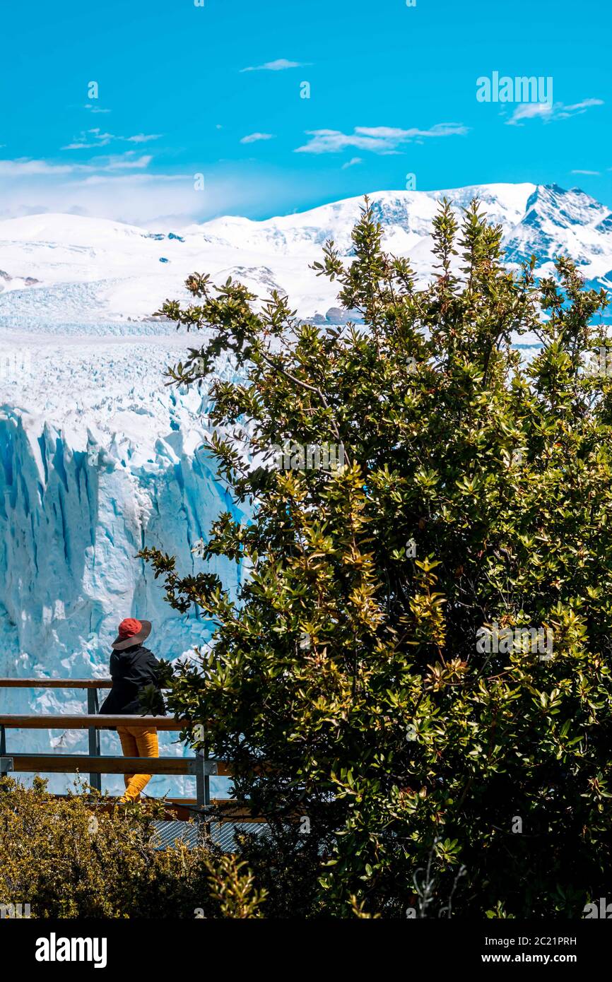 Voyage en Patagonie avec des paysages étonnants Banque D'Images