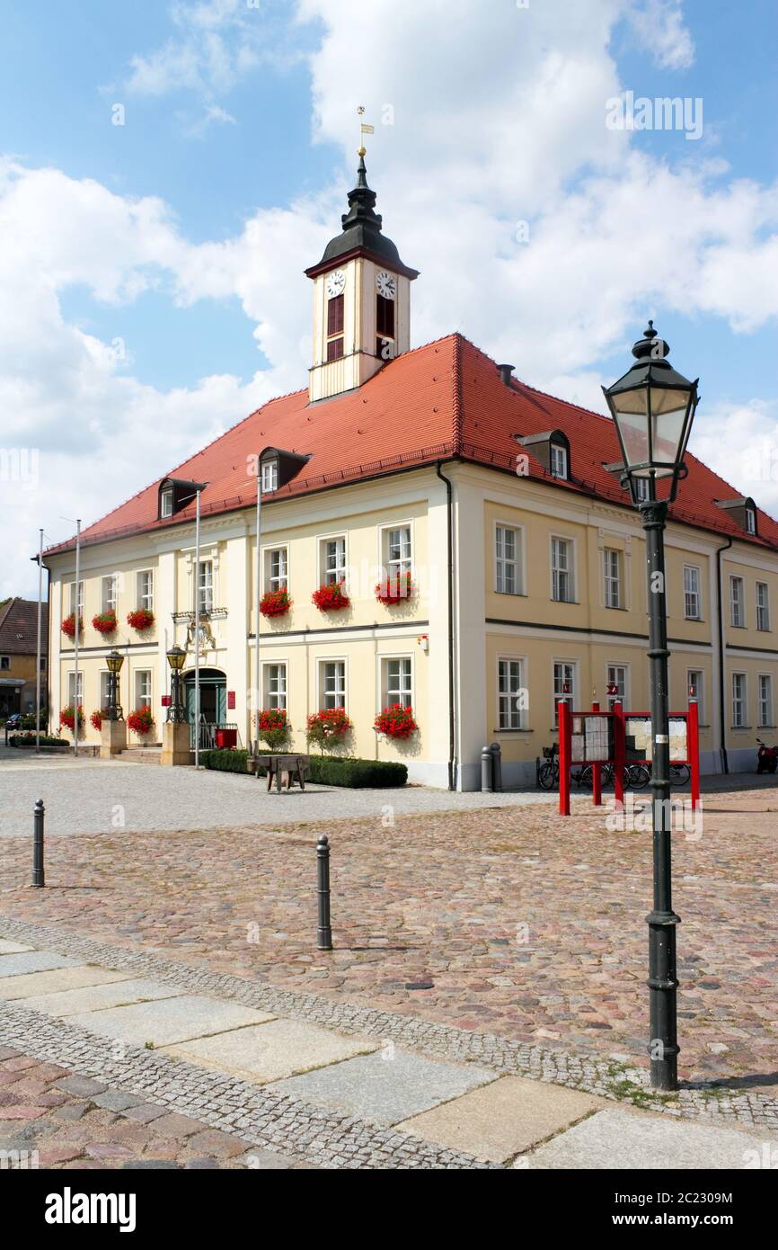 Hôtel de ville d'Angermünde Banque D'Images