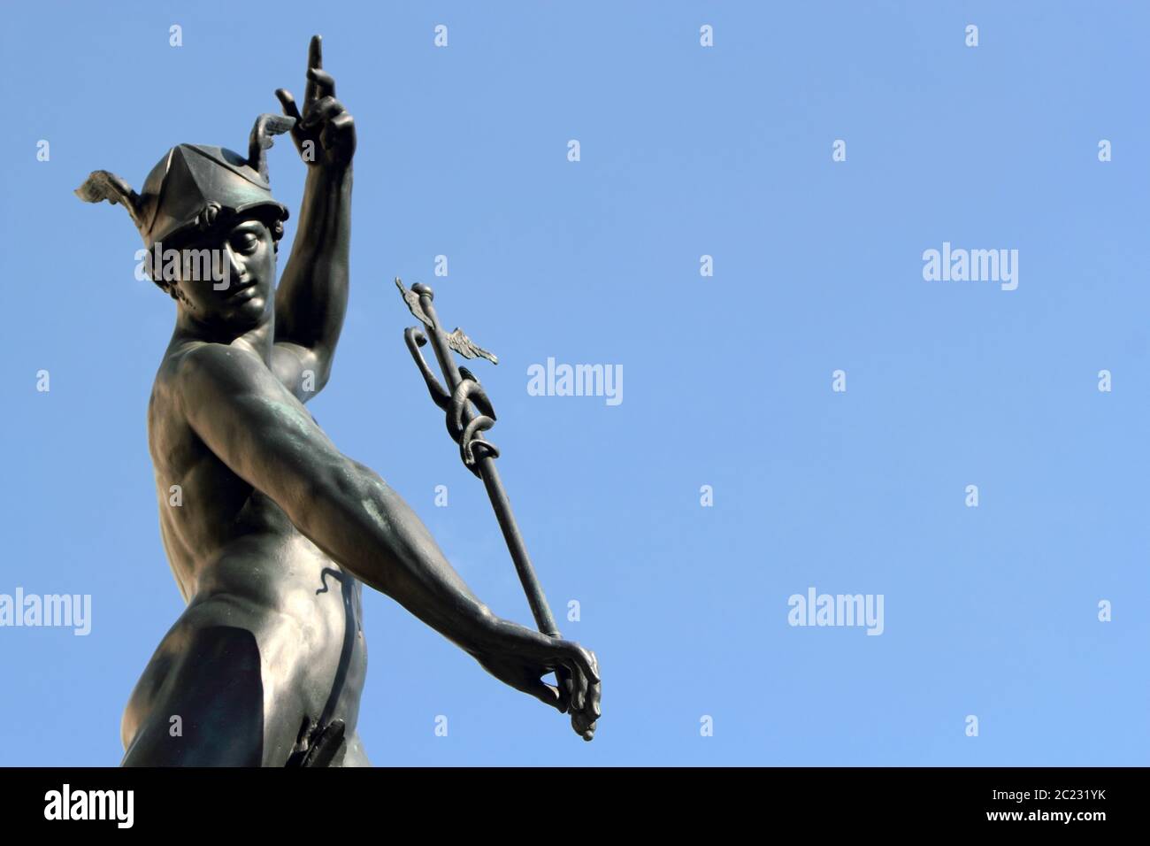 Augsbourg Fontaine au mercure Banque D'Images