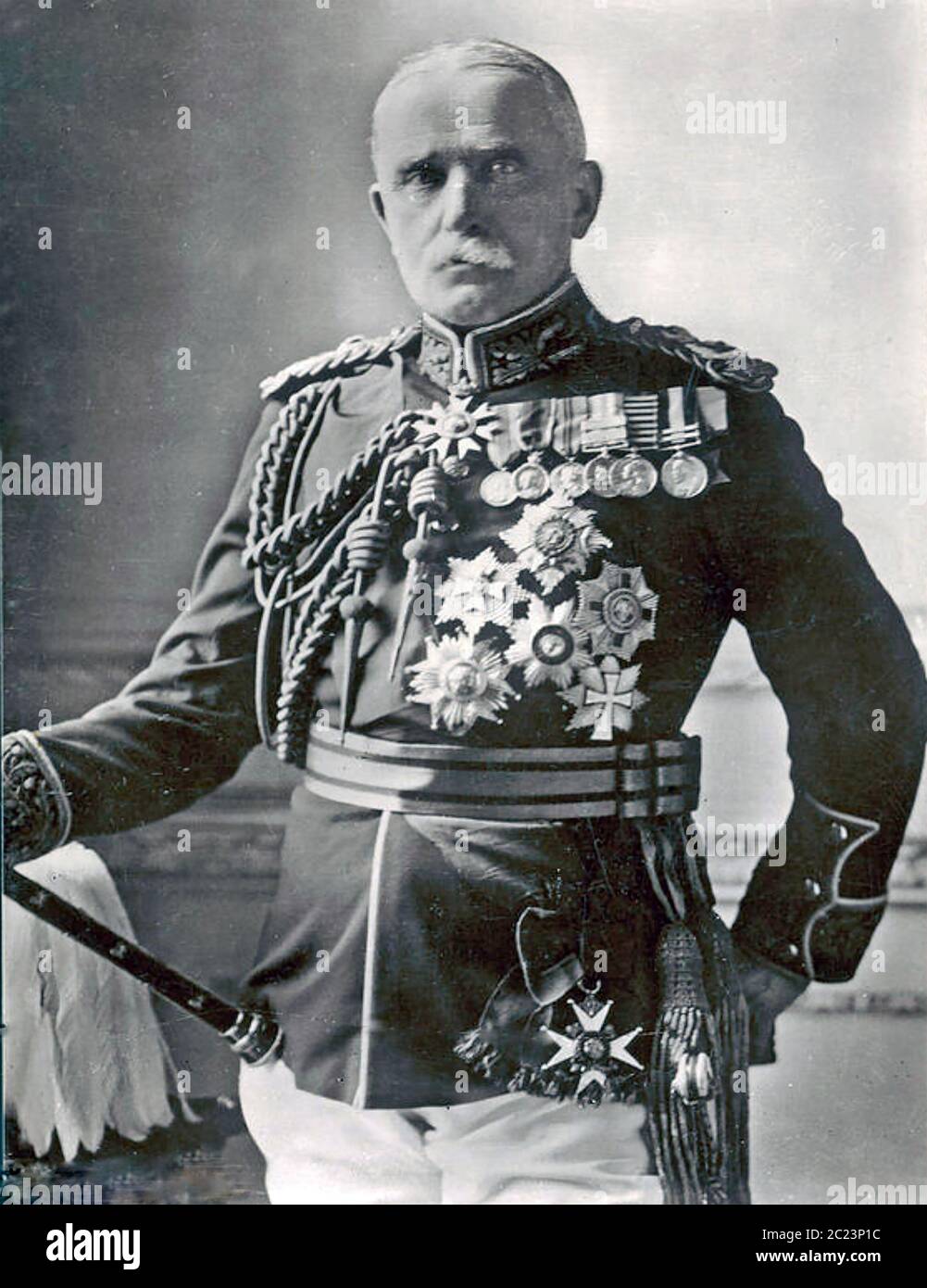 JOHN FRENCH, 1er comte d'Ypres (1852-1925) officier supérieur de l'Armée britannique Banque D'Images