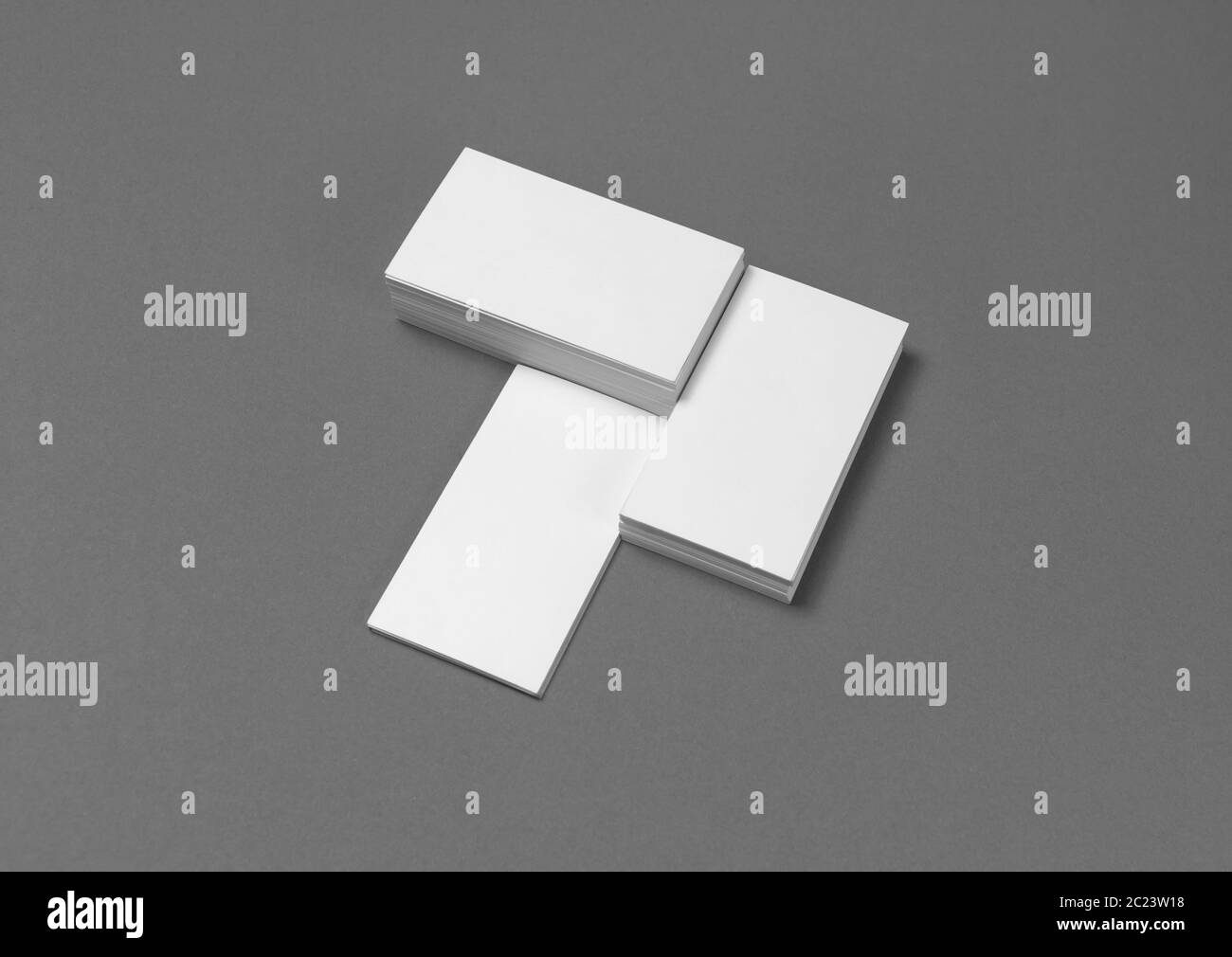 Maquette de cartes d'affaires Banque D'Images