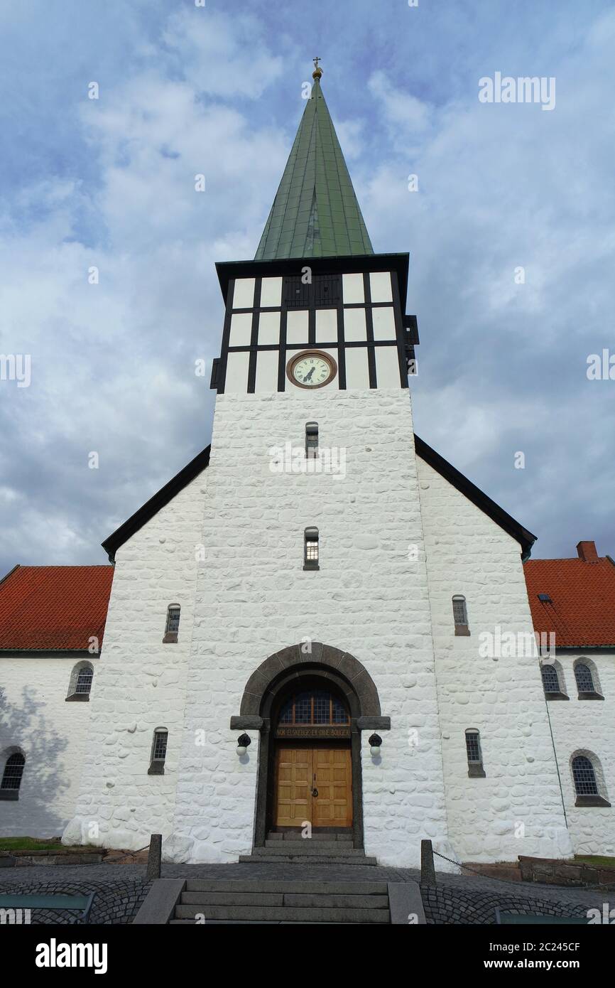 Église Nikolai à Ronne, Bornholm Banque D'Images