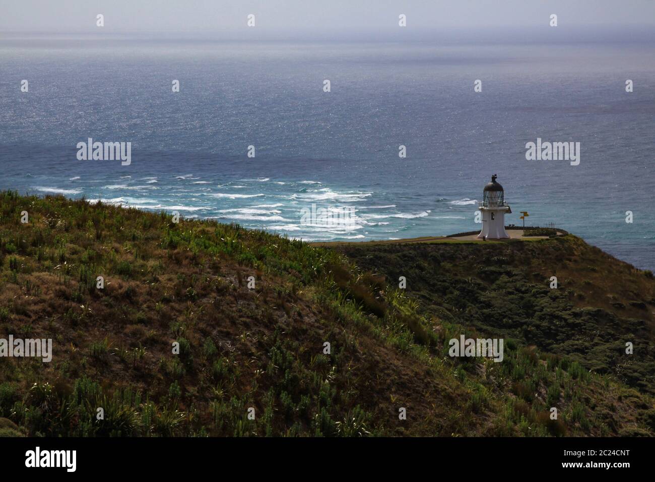 Phare au Cap Nord de la Nouvelle-Zélande Banque D'Images