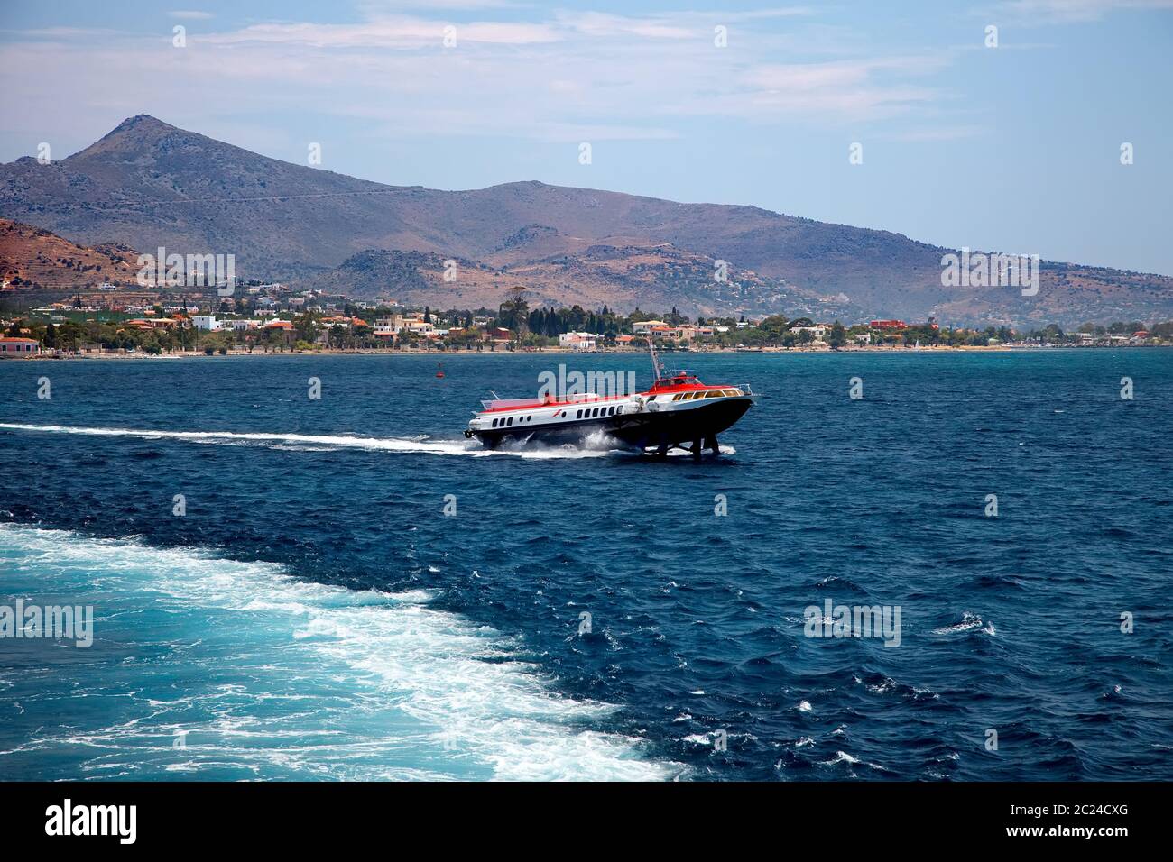 Ferry à grande vitesse Banque D'Images