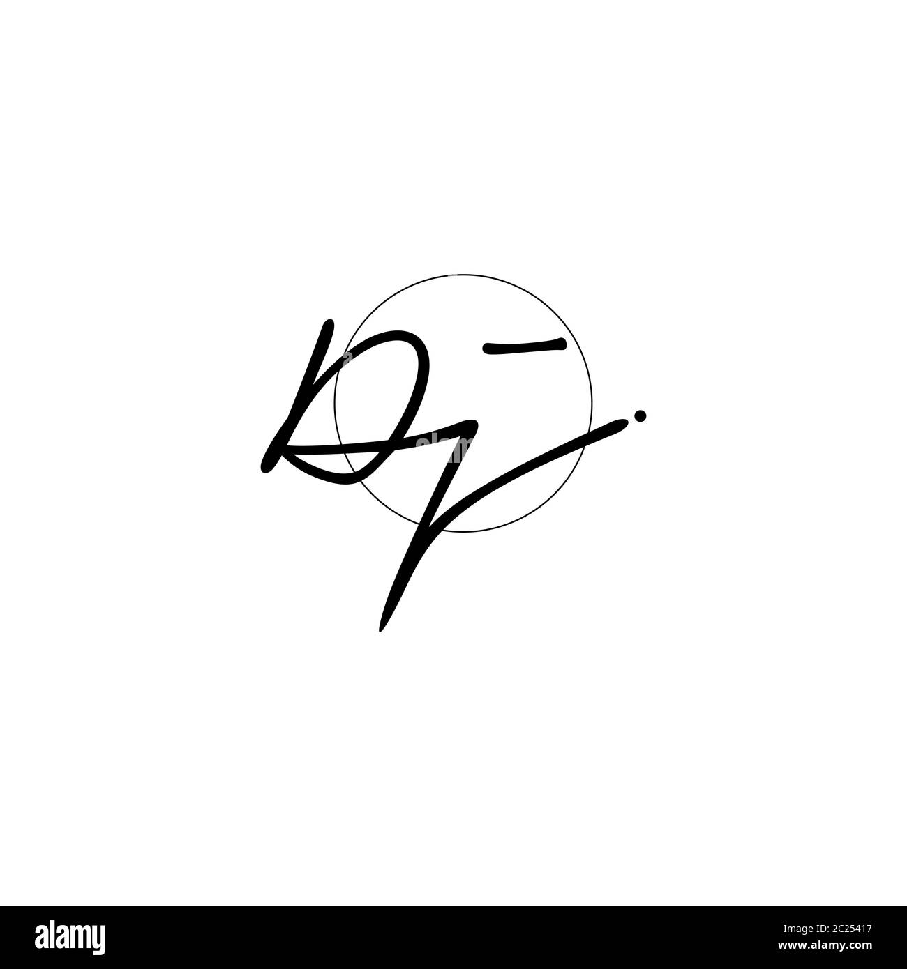 Logo de signature du DJ. Modèles vectoriels de logo d'écriture