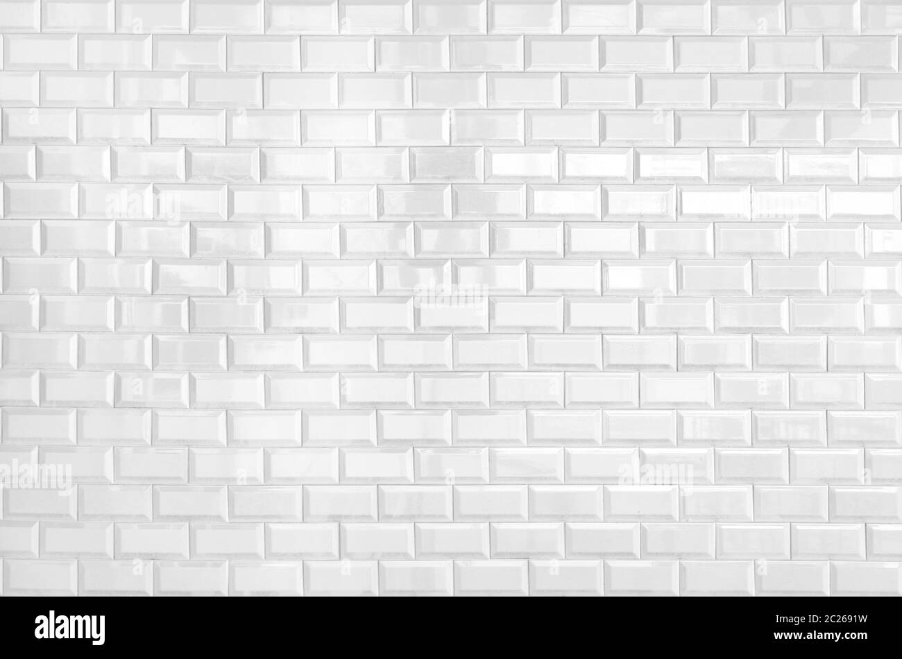 White brick wall texture background avec l'espace pour le texte. Papier peint briques blanches. Accueil décoration intérieure. Concept de l'architecture Banque D'Images