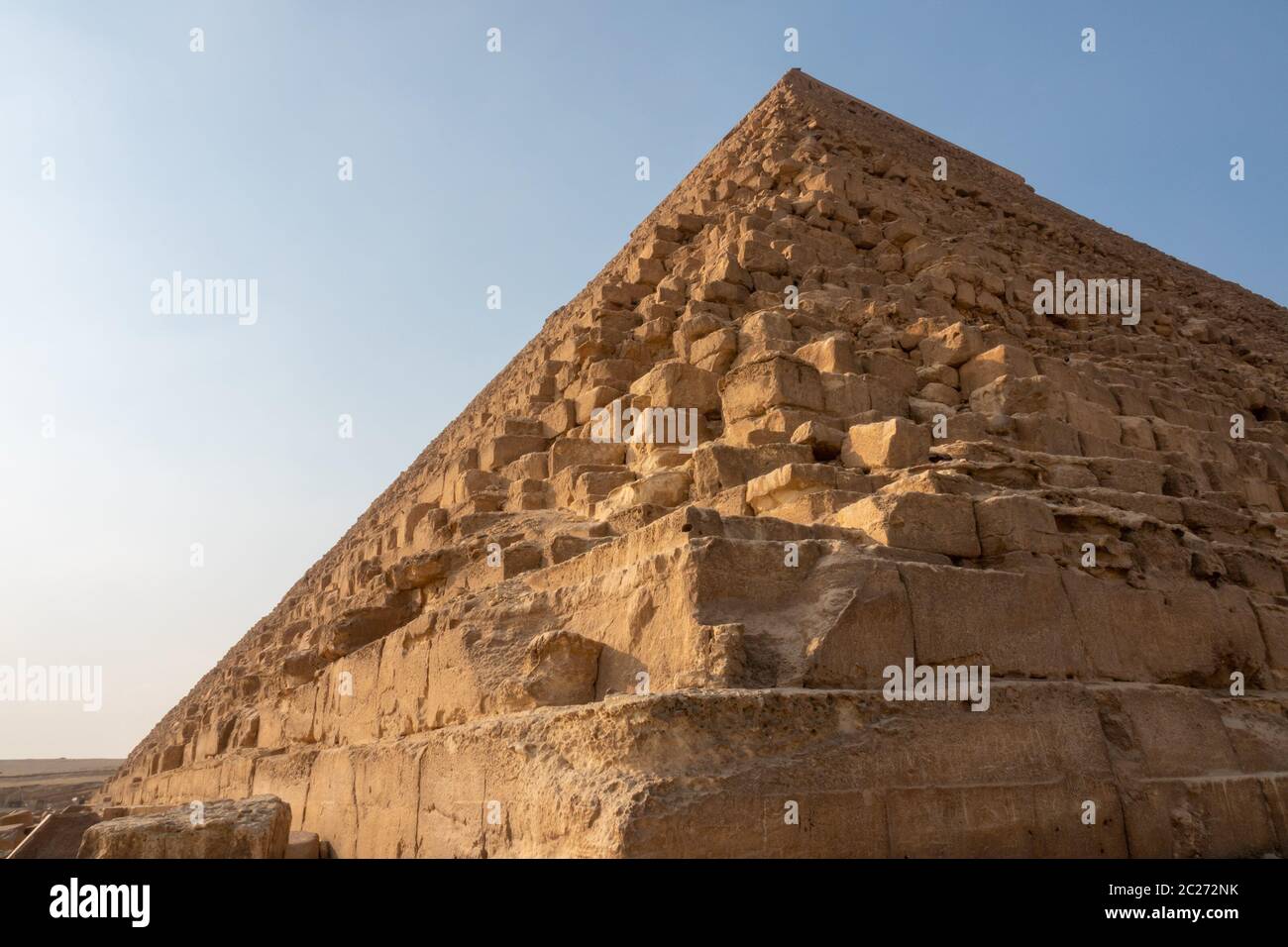 Pyramides de Gizeh Le Caire Egypte Banque D'Images