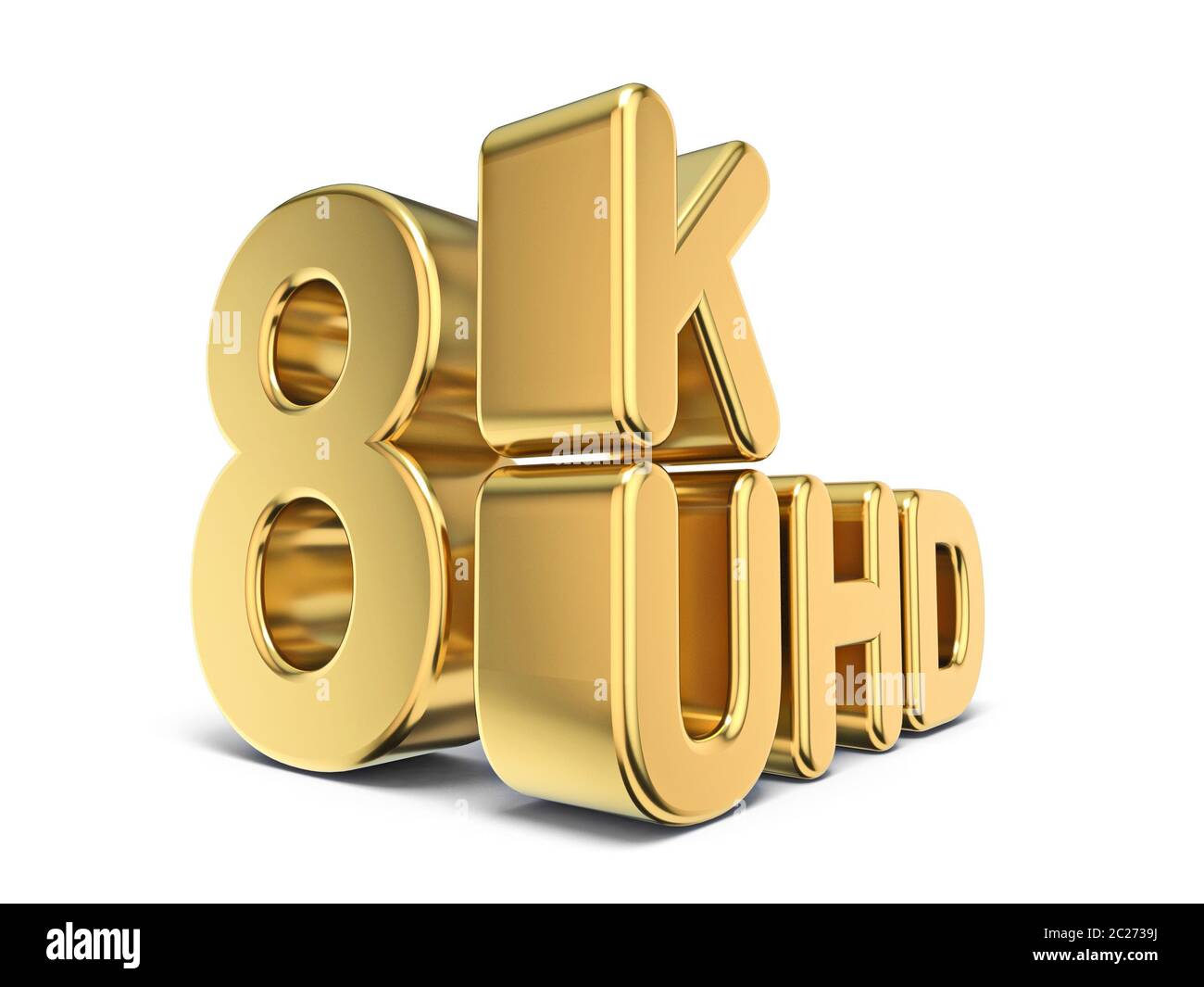 Technologie de résolution ultra HD (haute définition) concept 3D UHD 8K Banque D'Images