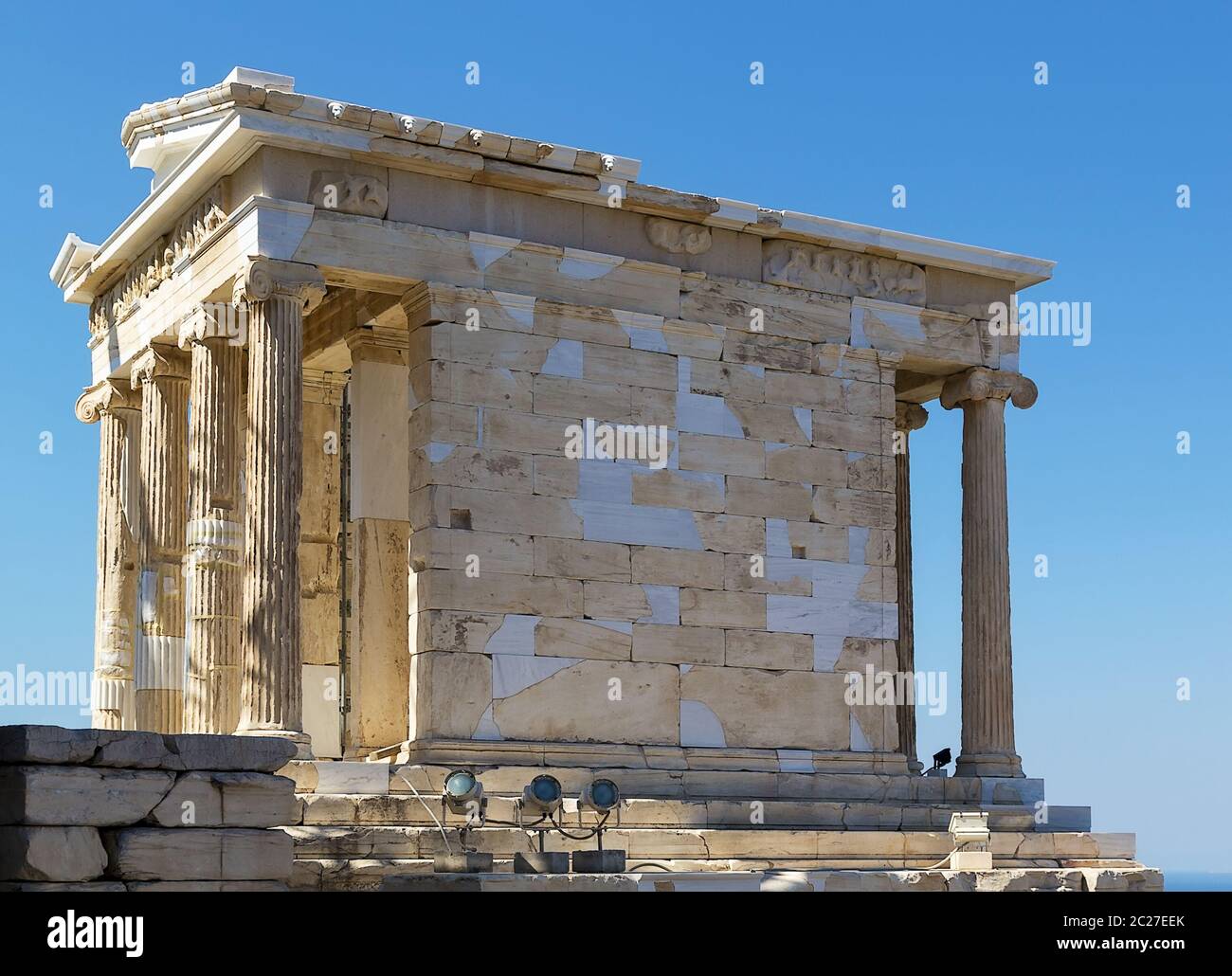 Temple d'Athena Nike, Athènes Banque D'Images