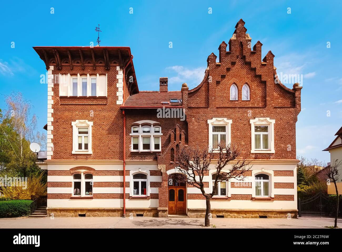 Ancienne maison à Krosno Banque D'Images