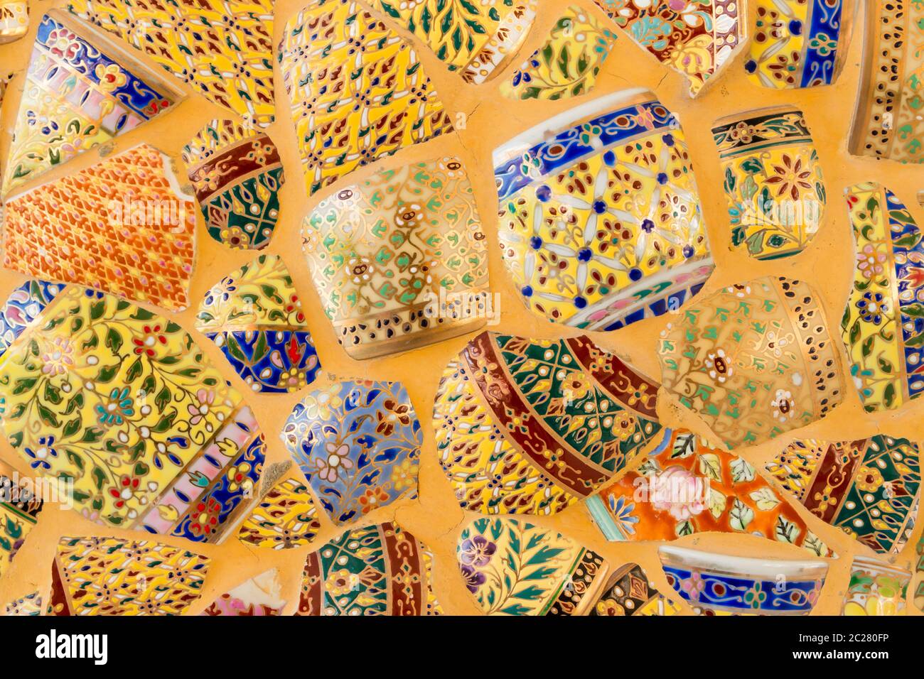 mosaïque thaïlandaise Banque D'Images