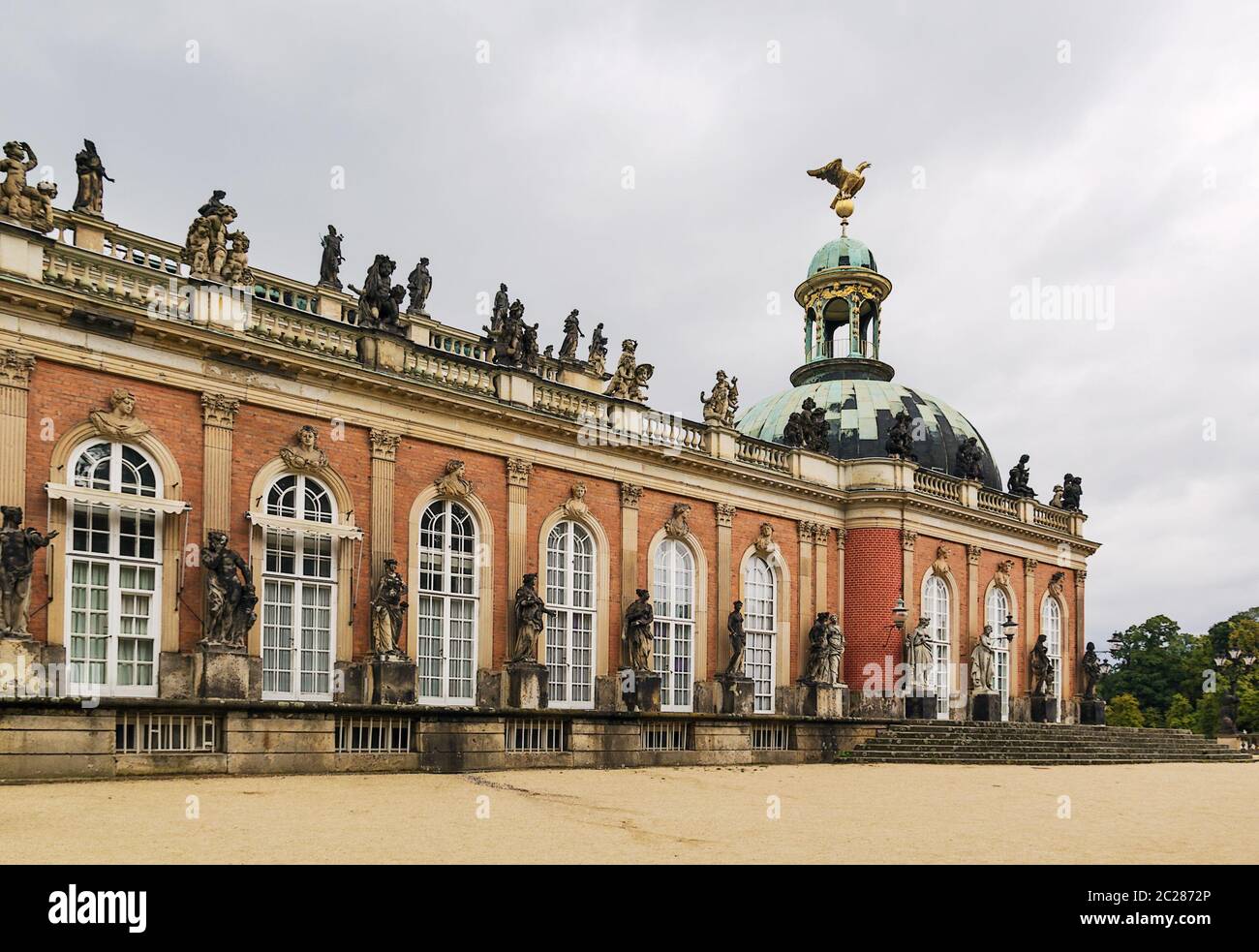 Le Nouveau Palais dans le parc de Sanssouci, potsdam, Allemagne Banque D'Images