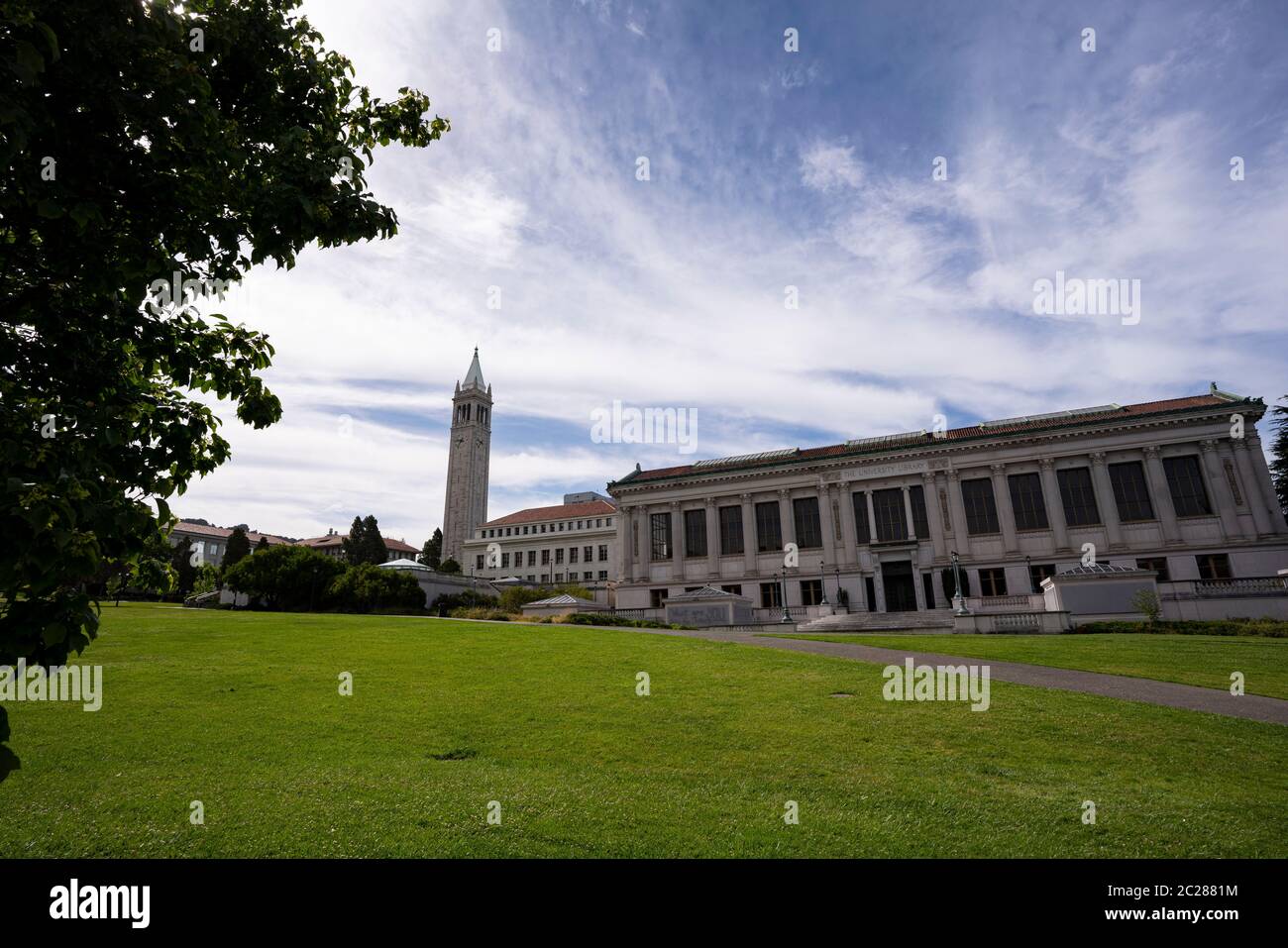 Campus de l'Université de Californie à Berkeley Banque D'Images
