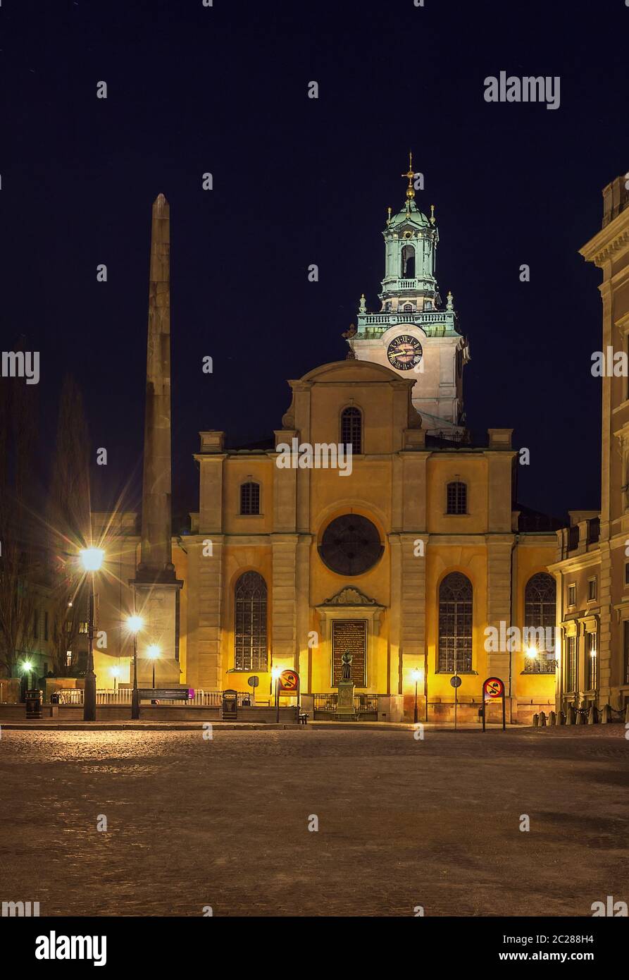 Eglise Saint-Nicolas, Stockholm Banque D'Images