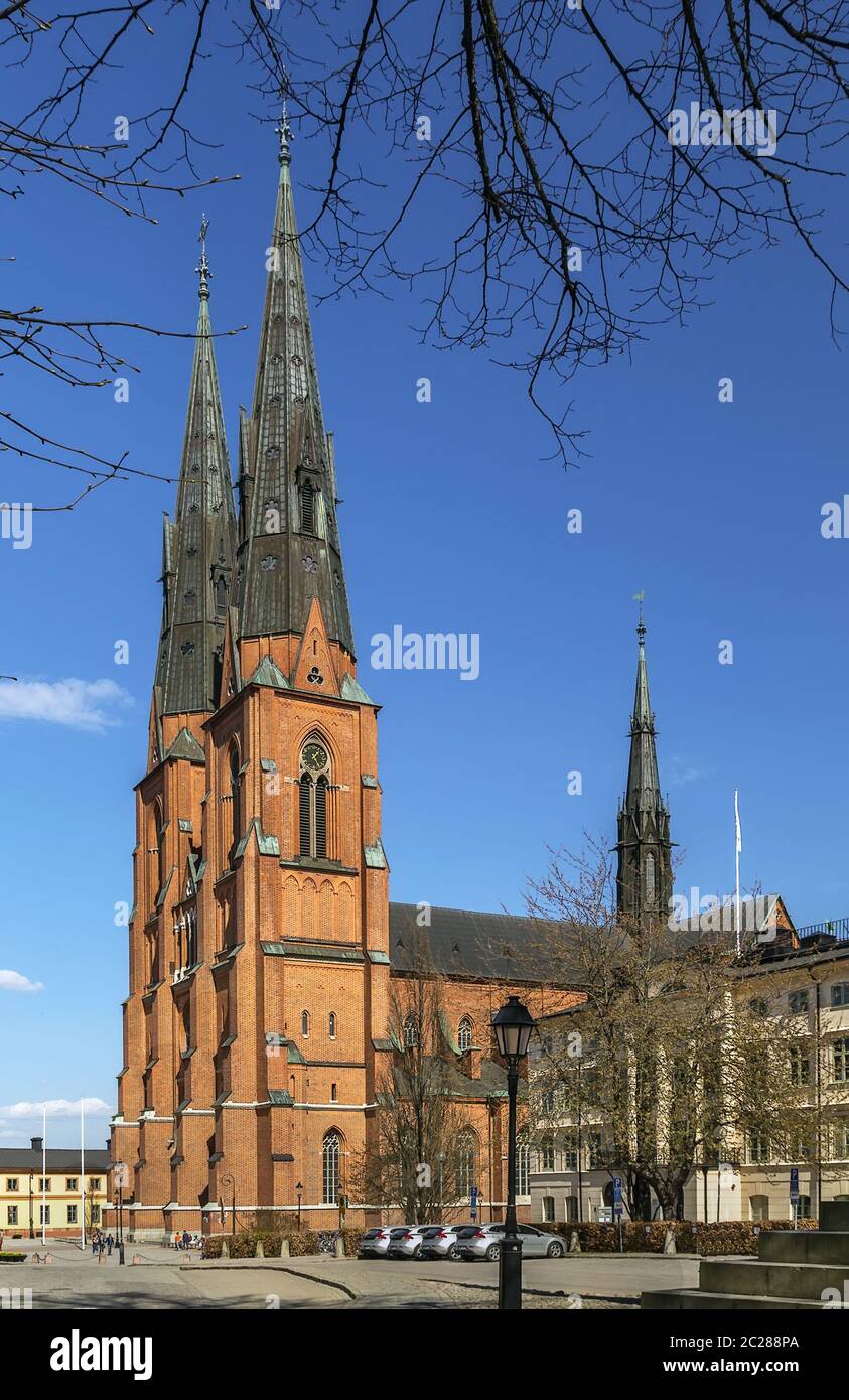 Sweden uppsala cathedral Banque de photographies et d’images à haute résolution Alamy