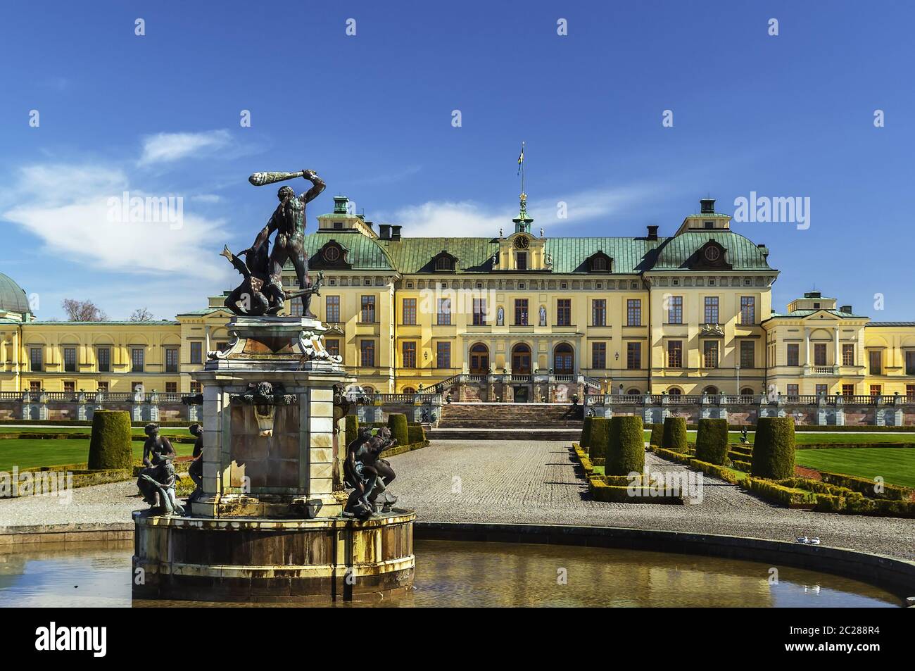 Palais Drottningholm, Stockholm Banque D'Images