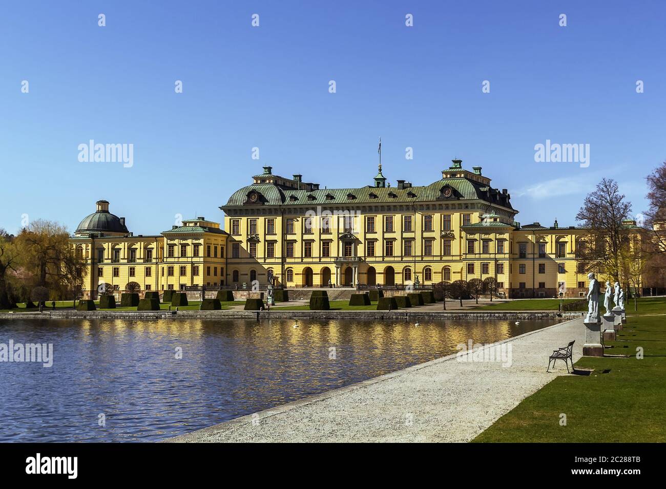 Palais Drottningholm, Stockholm Banque D'Images