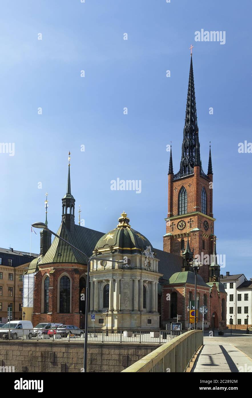 Église Riddarholm, Stockholm Banque D'Images