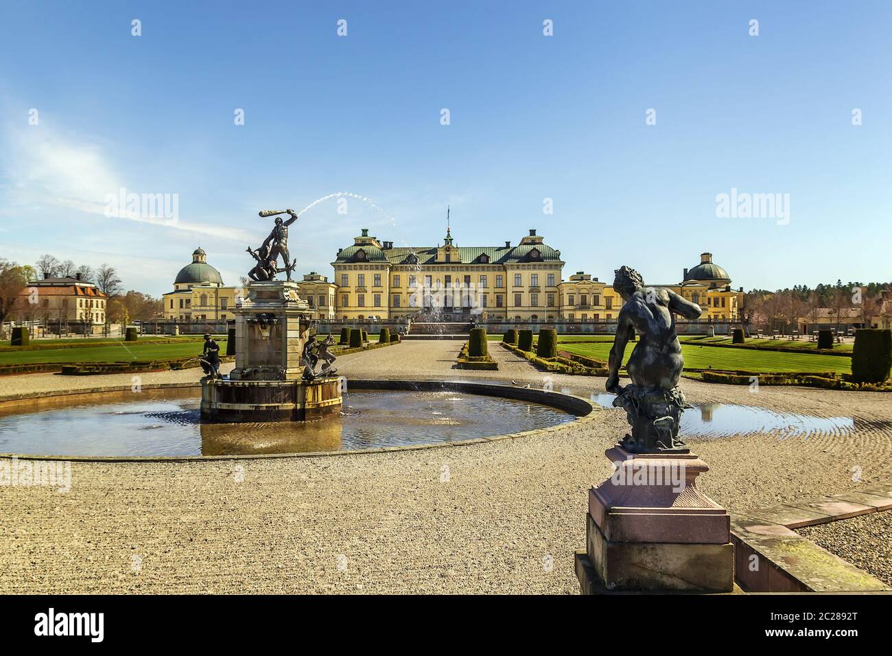 Palais Drottningholm, Stockholm Banque D'Images